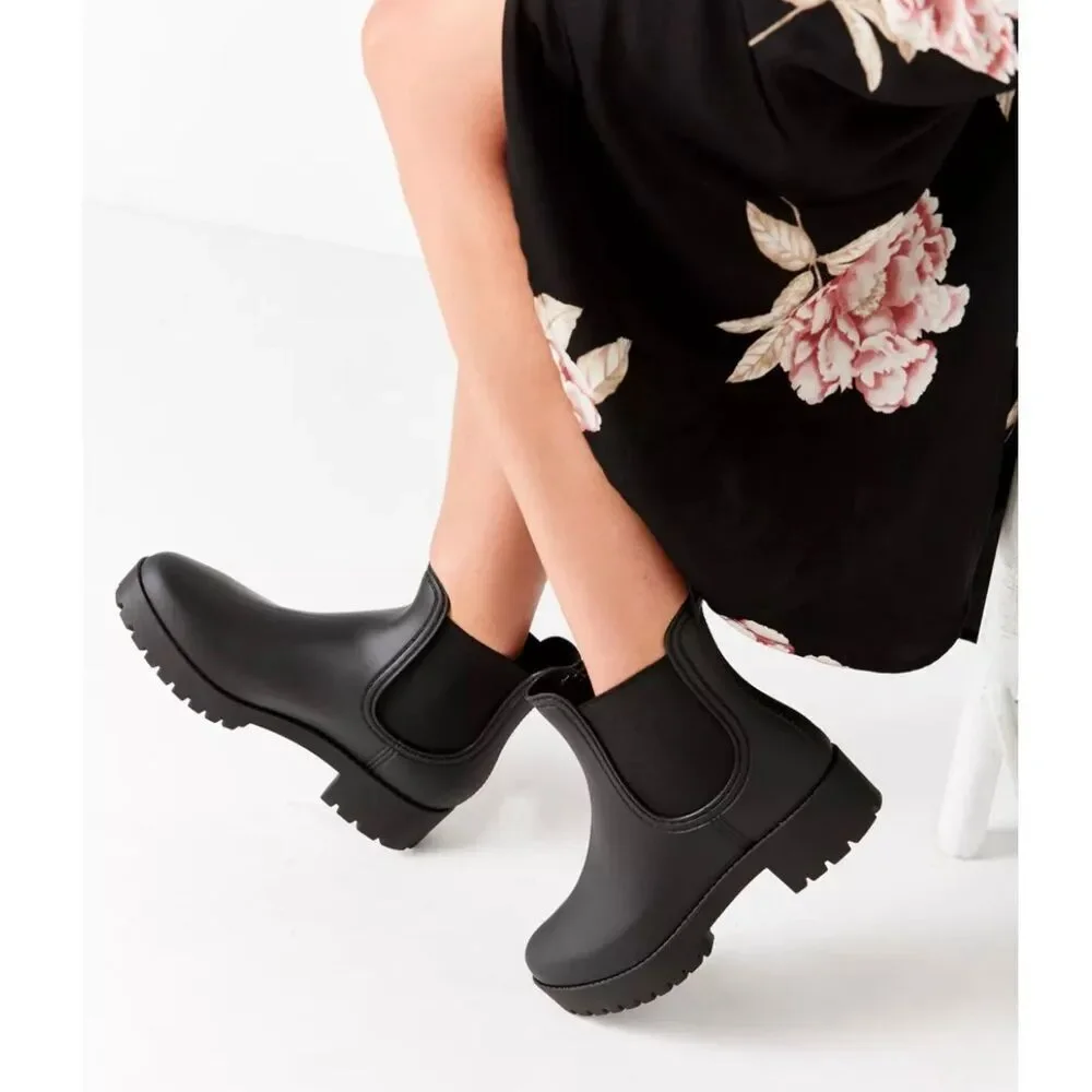 Jeffrey Campbell Cloudy Rain Boot Size 8
